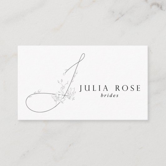 Carte De Visite Julia Bridals rose (Devant)