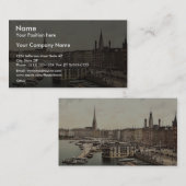 Carte De Visite Jungfernsteig du Nord, Hambourg, Allemagne cla (Devant / Derrière)