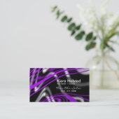 Carte de visite Jungle-1 (pourpre/noir) (Debout devant)