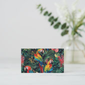 Carte De Visite Jungle de perroquets (Debout devant)