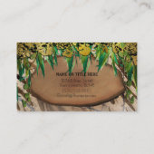 Carte De Visite JUNGLE Gold Glam Poster de animal Élégant Chic (Dos)