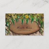 Carte De Visite JUNGLE Gold Glam Poster de animal Élégant Chic (Devant)