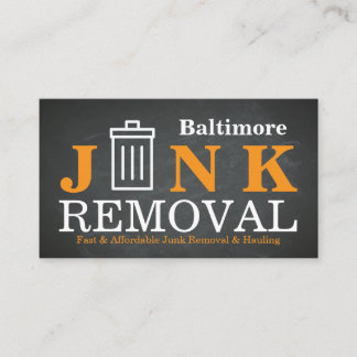 Carte De Visite Junk Removal & Hauling