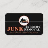 Carte De Visite Junk Removal & Hauling (Devant)