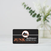 Carte De Visite Junk Removal & Hauling (Debout devant)