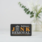 Carte De Visite Junk Removal & Hauling (Debout devant)