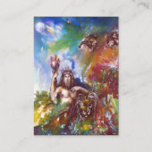 Carte De Visite JUPITER ET LION Grèce Mythologie Kraft Papier (Dos)