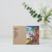 Carte De Visite JUPITER ET LION Grèce Mythologie Kraft Papier (Debout devant)