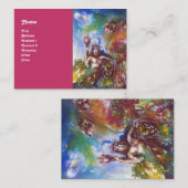 Carte De Visite JUPITER ET LION, rouge blanc brun (Devant / Derrière)