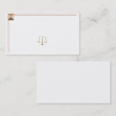 Carte de visite juridique de pyramide d'or (Devant / Derrière)