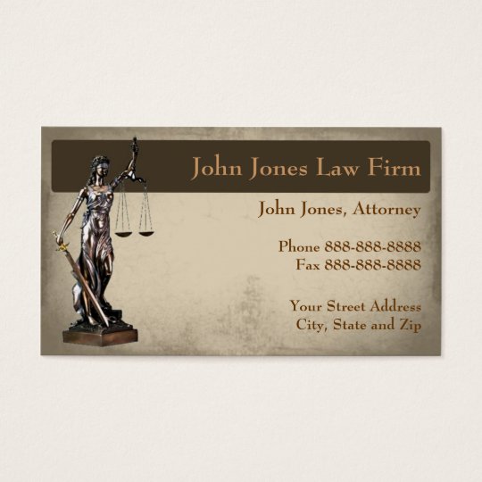 carte de visite juridique