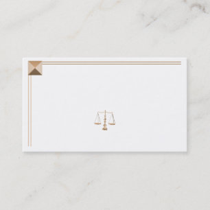 Carte de visite juridique Gold Pyramid