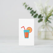 Carte De Visite Jus d'orange (Debout devant)