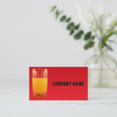 Carte De Visite Jus d'orange (Debout devant)