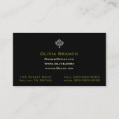 Carte De Visite Jus olive (Dos)