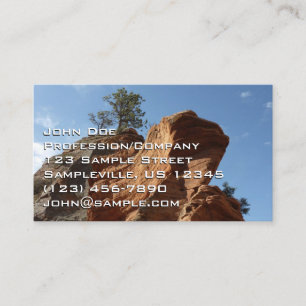 Carte De Visite Jusqu'à Angels Landing dans le parc national de Si