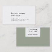 Carte De Visite Juste clair ! (Devant / Derrière)