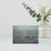 Carte De Visite Juste En Passant Par Mini Impression (Debout devant)