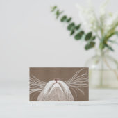 CARTE DE VISITE JUSTE LES FAVORIS DE CHATS (Debout devant)