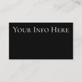 Carte De Visite Justice (Dos)