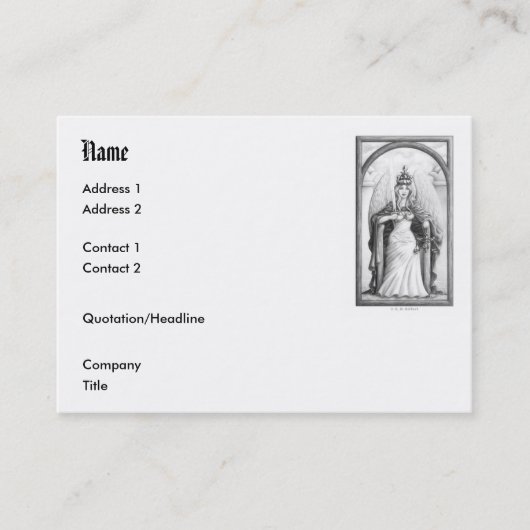 Carte De Visite Justice (Devant)