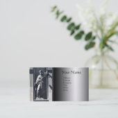 Carte De Visite JUSTICE BUREAU JURIDIQUE, PROCUREUR MONogramme mét (Debout devant)