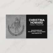 Carte De Visite Justice de la dame (Devant)