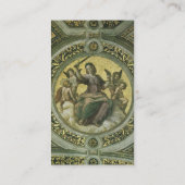 Carte De Visite Justice (fresque au Vatican) par Raphaël (Dos)