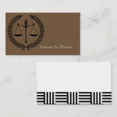 Carte De Visite Justice Law Office Personnalise Destiny Destiny'S (Devant / Derrière)