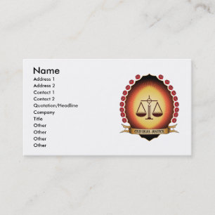 Carte De Visite Justice pénale Mandorla