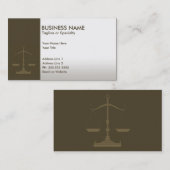 Carte De Visite justice professionnelle (Devant / Derrière)