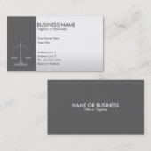 Carte De Visite justice professionnelle (Devant / Derrière)