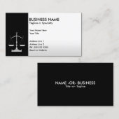 Carte De Visite justice professionnelle (Devant / Derrière)