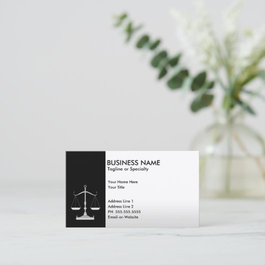 Carte De Visite justice professionnelle (Debout devant)