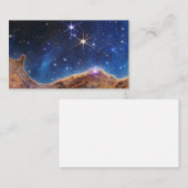 Carte De Visite JWST James Webb Télescope Spatial Falaises cosmiqu (Devant / Derrière)