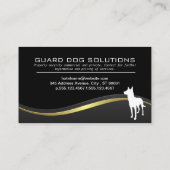 Carte De Visite K9 | Formation animale | Arrière - plan Abstrait W (Dos)