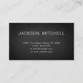 Carte De Visite K9 manipulateur - K9 unité de l'agent K9 (Dos)