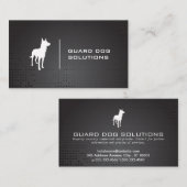 Carte De Visite K9 Services animaux de chien (Devant / Derrière)