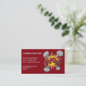Carte De Visite KA-POW! Bande Dessinée Graphique (Debout devant)