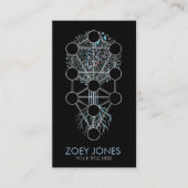 Carte De Visite Kabbalah L'Arbre de la Vie (Devant)