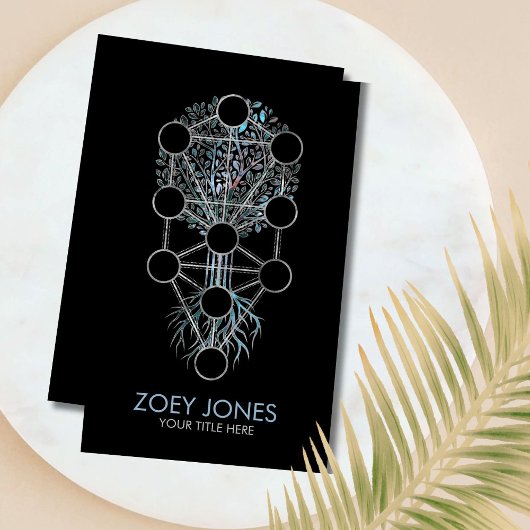 Carte De Visite Kabbalah L'Arbre de la Vie