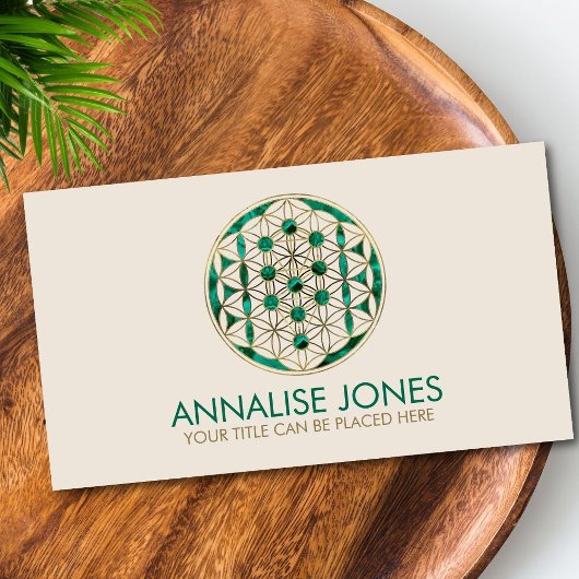 Carte De Visite Kabbalah L'Arbre de Vie - Fleur de Vie