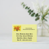 Carte De Visite Kalanchoe rouge - Soleil Succulent (Debout devant)