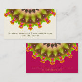 Carte De Visite Kaléidoscope (Devant / Derrière)