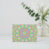 Carte De Visite Kaleidoscope coloré 02 (Debout devant)
