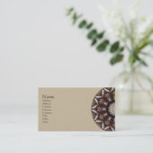 Carte De Visite Kaléidoscope de cône de pin (Debout devant)