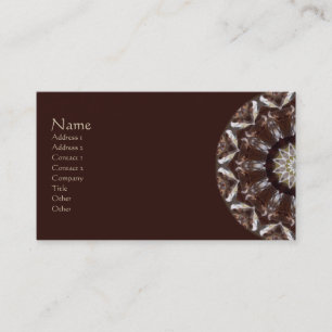 Carte De Visite Kaléidoscope de cône de pin