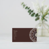 Carte De Visite Kaléidoscope de cône de pin (Debout devant)