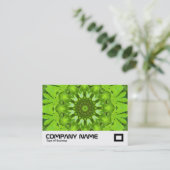 Carte De Visite Kaleidoscope de feuilles (Debout devant)
