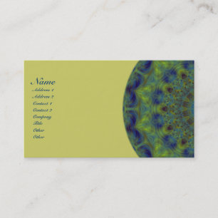Carte De Visite Kaléidoscope de fractale de sérénité